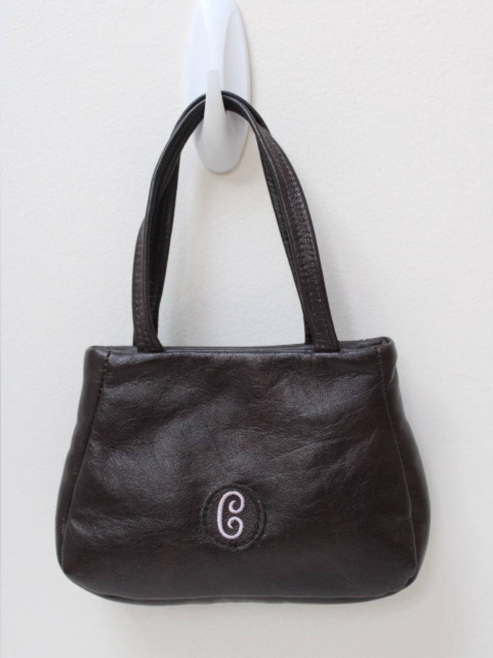 Handmade embroidered mini bag